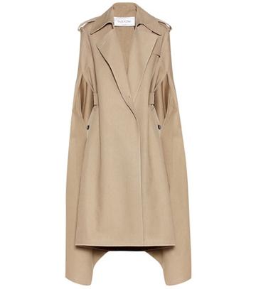 Gianvito Rossi Cotton And Linen Blend Trench Coat