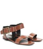 Saint Laurent Oak 05 Leather Sandals