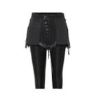 Stella Mccartney High-rise Denim Biker Shorts