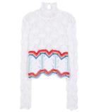 Peter Pilotto Lace Knit Cotton Sweater