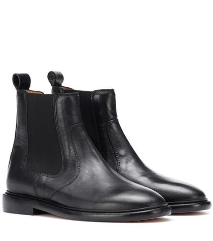 Isabel Marant Chelay Leather Chelsea Boots