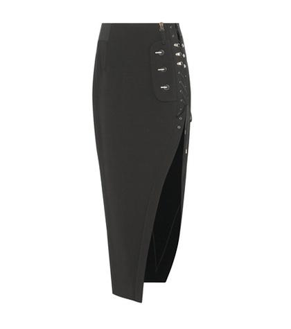 Anthony Vaccarello Crêpe Pencil Skirt