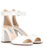 Prada Leather Ankle-strap Sandals