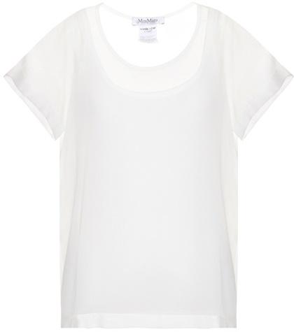Max Mara Exclusive To Mytheresa.com – Rino Silk Top