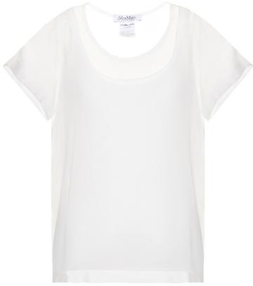 Max Mara Exclusive To Mytheresa.com – Rino Silk Top