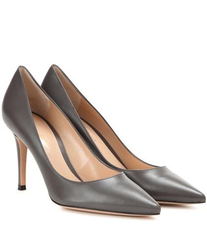 Saint Laurent Gianvito 85 Leather Pumps
