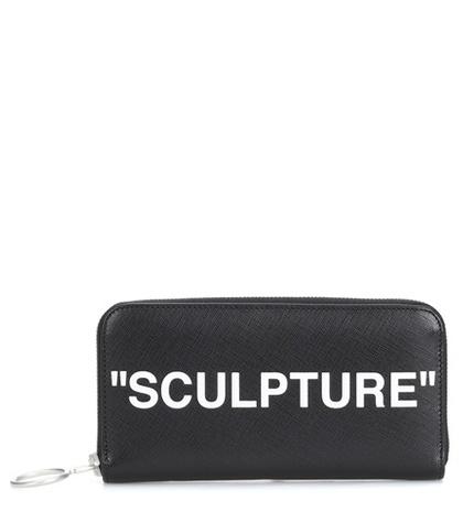 Off-white Medium Sculpture Leather Wallet