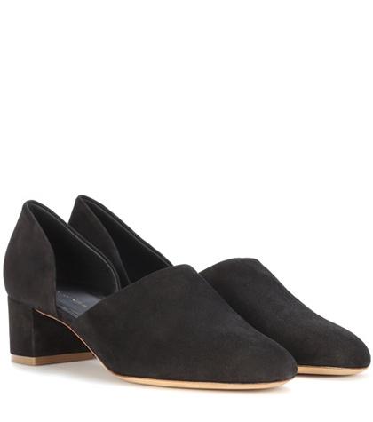 Mansur Gavriel Suede D'orsay Pumps