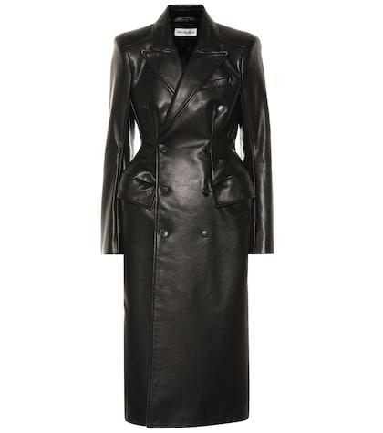 Marine Serre Leather Coat