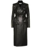 Marine Serre Leather Coat