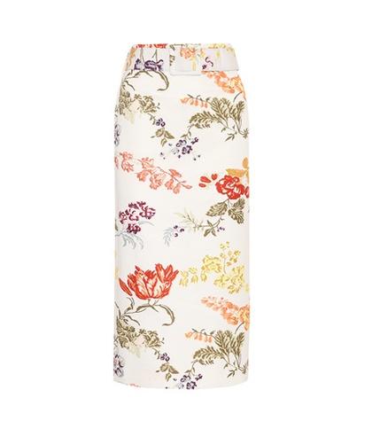 Karla Colletto Floral-printed Skirt