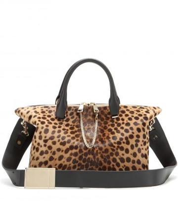 Chloé baylee Medium Calf-hair And Leather Tote
