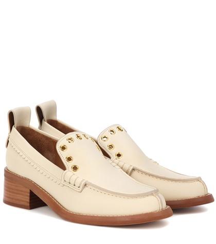 Carolina Herrera Leather Loafers