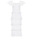 Anna Kosturova Cotillion Crochet Maxi Dress