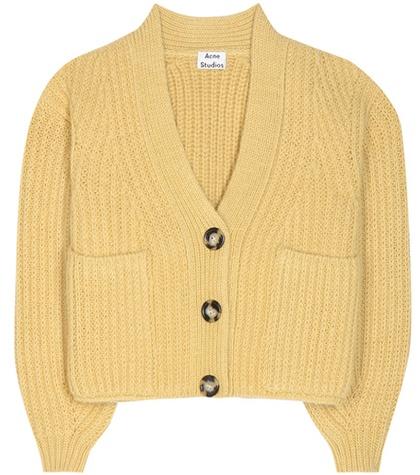 Acne Studios Hadlee Wool And Mohair-blend Cardigan