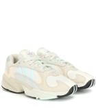 Adidas Originals Yung-1 Leather And Mesh Sneakers