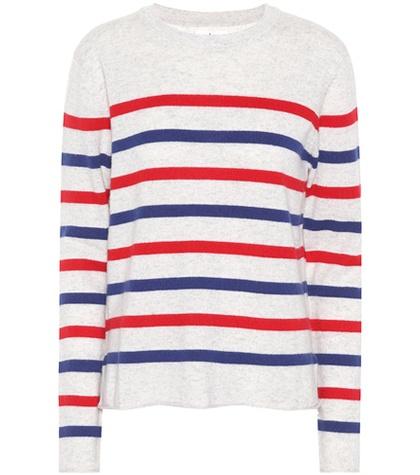 Velvet Jorgie Striped Cashmere Sweater