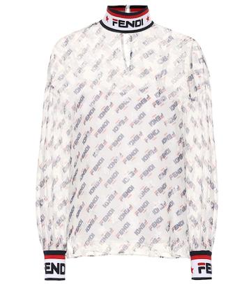 Fendi Fendi Mania Georgette Blouse