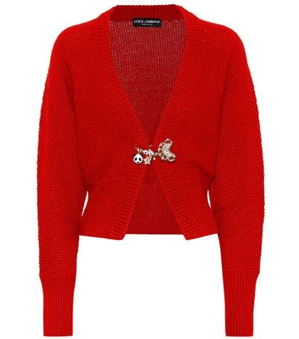 Dolce & Gabbana Alpaca And Wool-blend Cardigan