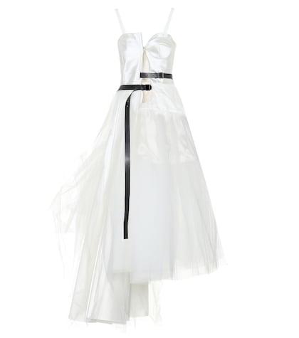 Junya Watanabe Satin And Tulle Gown