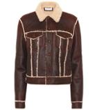 Saint Laurent Shearling-lined Leather Jacket