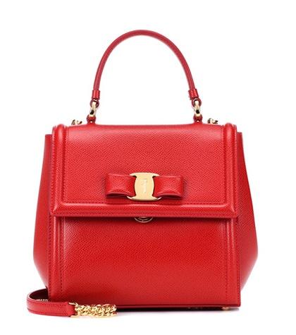 The Row Carrie Mini Leather Shoulder Bag