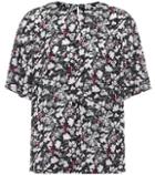 Acne Studios Lejana Floral-printed Silk Blouse