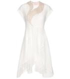 Stella Mccartney Clothide Embroidered Cotton-blend Dress