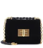 Nicholas Kirkwood Natalia Small Velvet Shoulder Bag