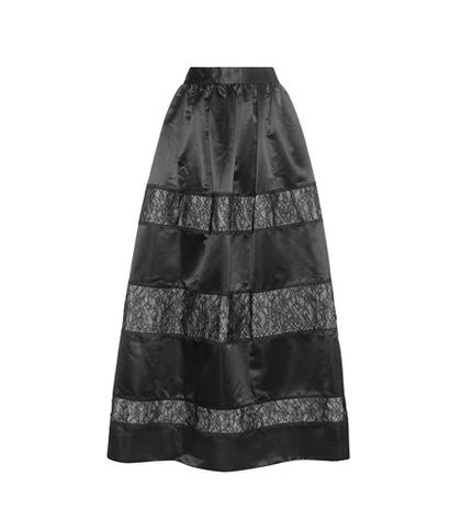 Dorothee Schumacher Prima Lace And Satin Skirt