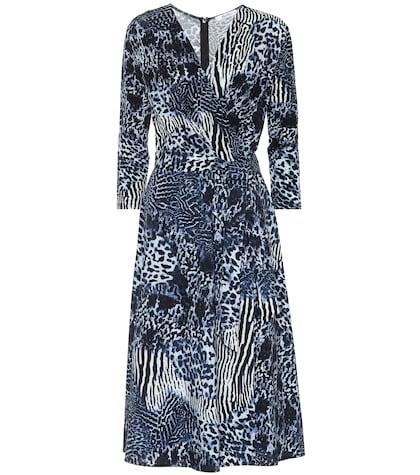 Max Mara Acume Crêpe And Cotton Midi Dress