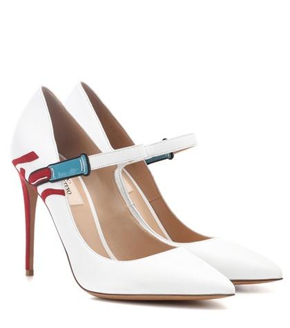 Valentino Valentino Garavani Lipstick Leather Pumps