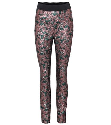 Dolce & Gabbana Brocade Slim-fit Trousers