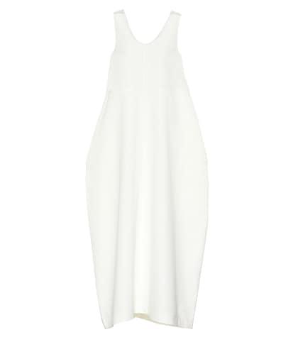 Jil Sander Cotton And Silk Maxi Dress