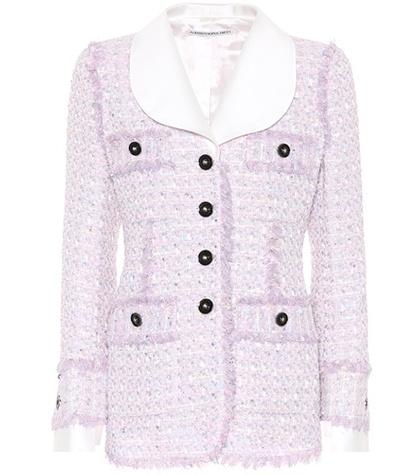 Alessandra Rich Tweed Blazer