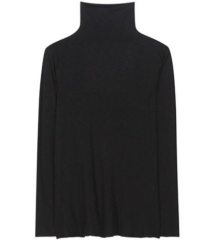 Vetements Top Lux Cotton-blend Turtleneck Blouse