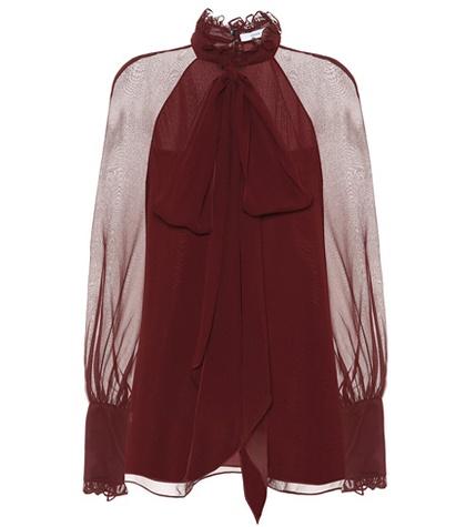 Erdem Isabelle Silk Top