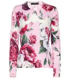 Dolce & Gabbana Floral Silk-blend Top