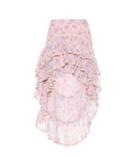 Loveshackfancy Elle Floral Cotton Gauze Skirt