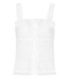 Saint Laurent Crochet-trimmed Top