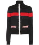 Balenciaga Crystal-embellished Jersey Jacket