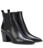 Gianvito Rossi Romney Leather Ankle Boots