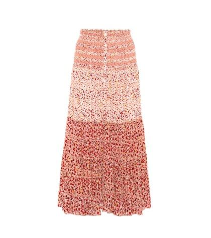 Dolce & Gabbana Foe Printed Maxi Skirt