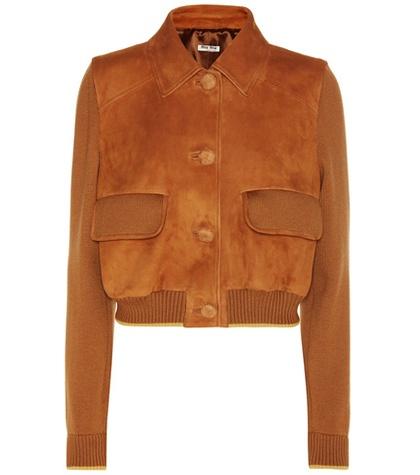Miu Miu Wool And Leather Jacket