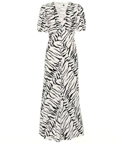 Rixo Tonya Button-down Midi Dress