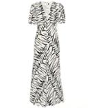Rixo Tonya Button-down Midi Dress