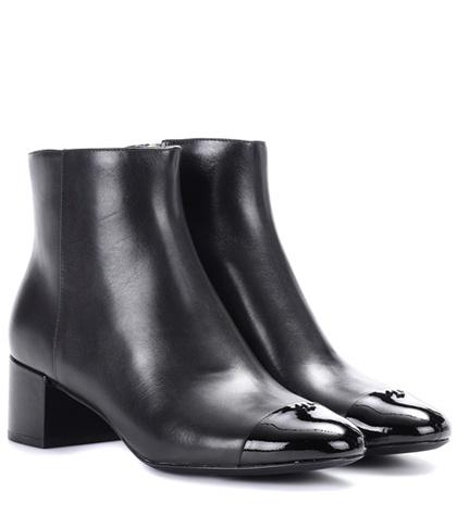 Re/done Shelby Leather Ankle Boots