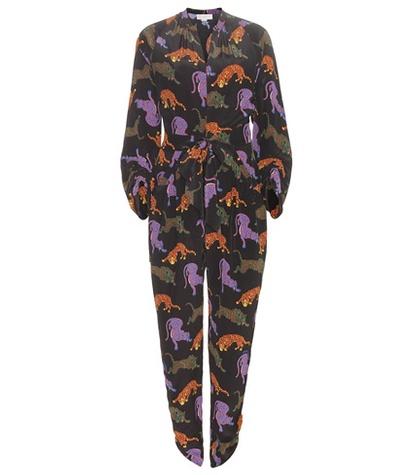 Stella Mccartney Printed Silk Jumpsuit