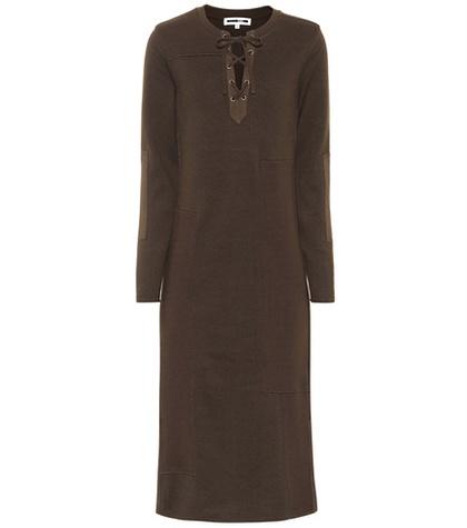 Mcq Alexander Mcqueen Long-sleeved Cotton Dress