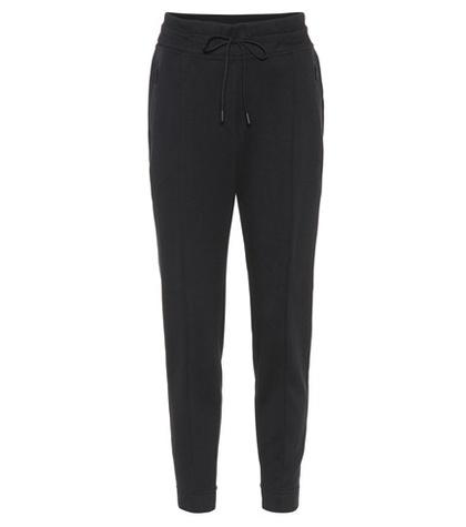 Anya Hindmarch Tech Fleece Knit Cotton-blend Sweatpants